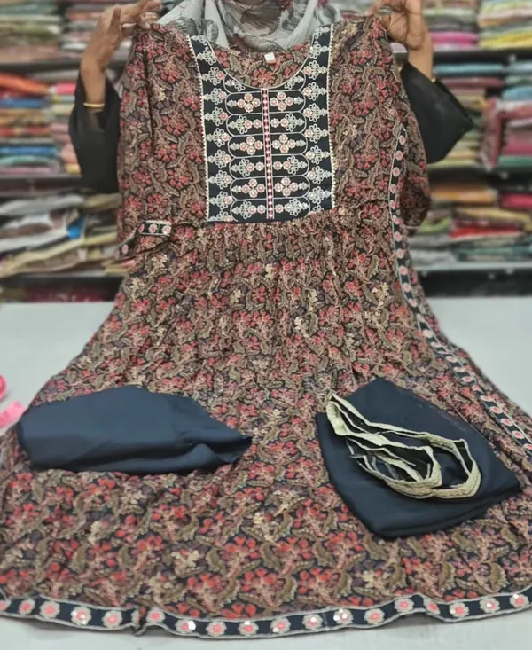 Nayra Cut Kurti with Bottom & Dupatta | TS1840